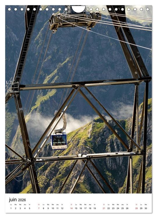 Produktbild: PIC DU MIDI Pyr&eacute;n&eacute;es (Calendrier mural 2026 DIN A4 horizontal), CALVENDO calendrier mensuel