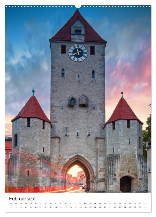 Produktbild: Regensburg &ndash; Perle der Oberpfalz (Wandkalender 2026 DIN A2 hoch), CALVENDO Monatskalender