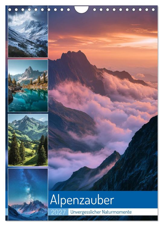Produktbild: Alpenzauber (Wandkalender 2027 DIN A4 hoch), CALVENDO Monatskalender
