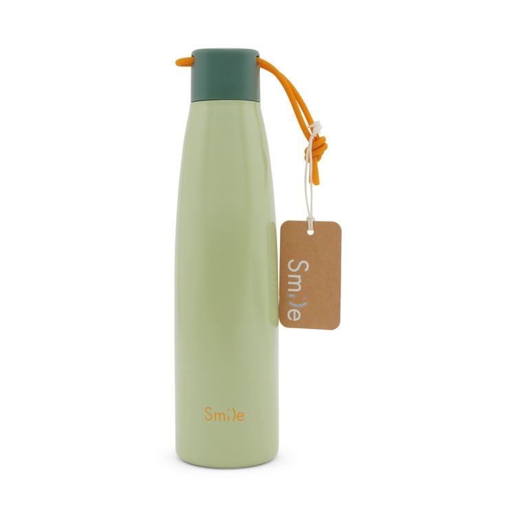 Produktbild: Trinkflasche Edelstahl, 500ml, einfarbig "Green Meadow"