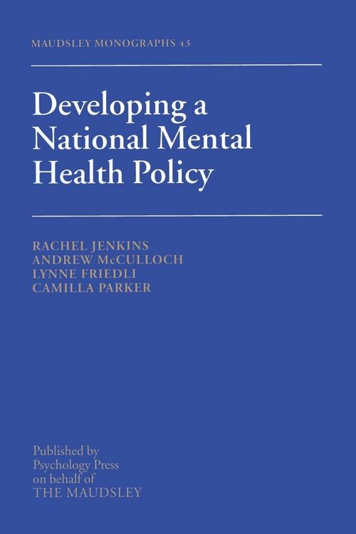 Produktbild: Developing a National Mental Health Policy