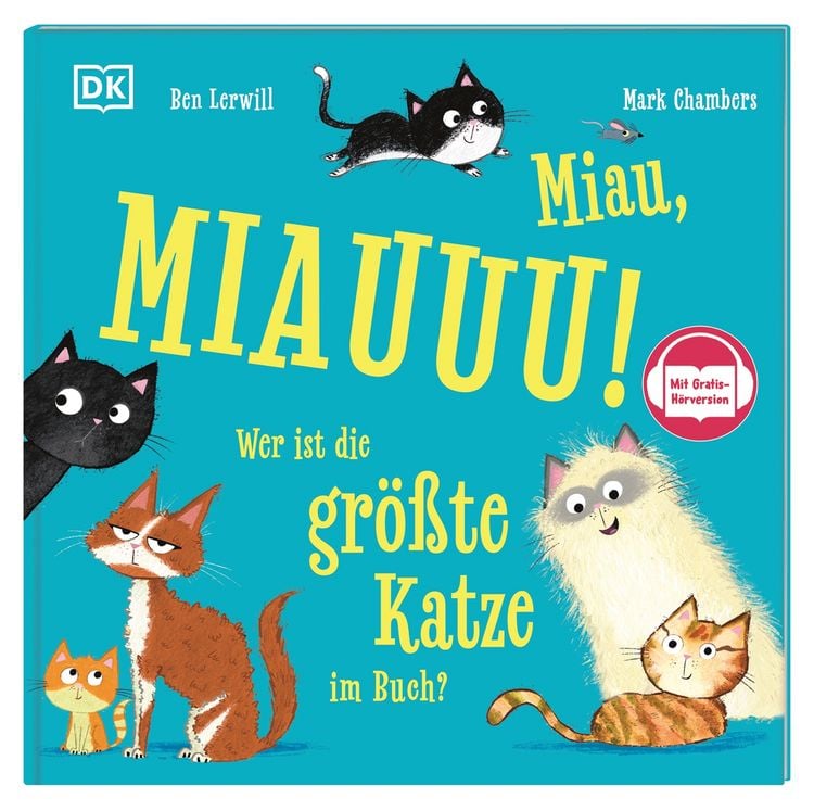 Produktbild: Miau, MIAUUU! Wer ist die gr&ouml;&szlig;te Katze im Buch?