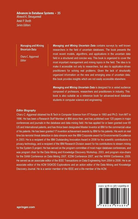 Produktbild: Managing and Mining Uncertain Data