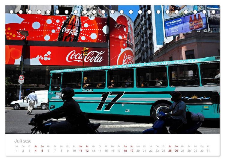 Produktbild: Geliebtes Buenos Aires (Tischkalender 2026 DIN A5 quer), CALVENDO Monatskalender