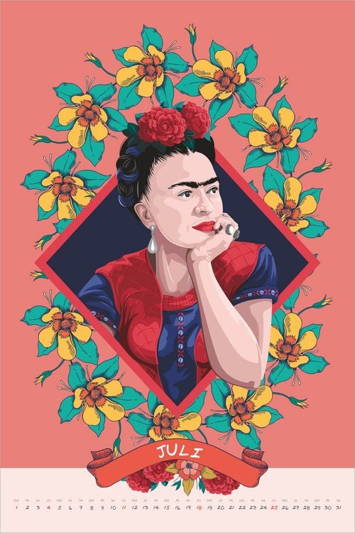 Produktbild: Frida Kahlo Wandkalender 2027