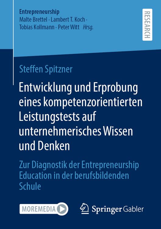 Produktbild: Entwicklung und Erprobung eines kompetenzorientierten Leistungstests auf unternehmerisches Wissen und Denken