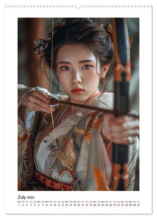Produktbild: The Timeless Art of Archery (Wall Calendar 2026 DIN A2 portrait), CALVENDO 12 Month Wall Calendar