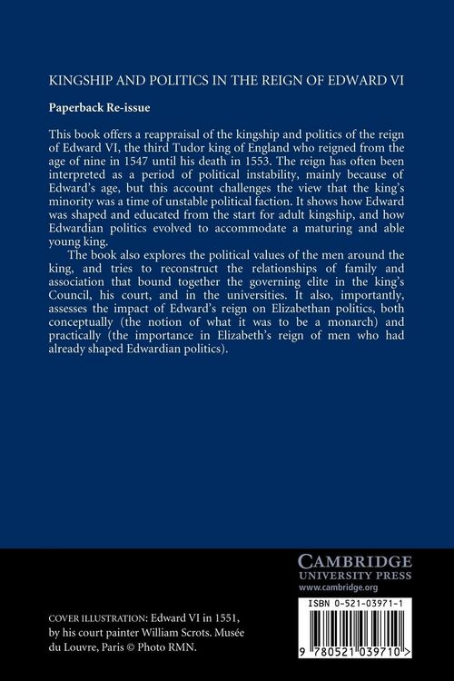 Produktbild: Kingship and Politics in the Reign of Edward VI