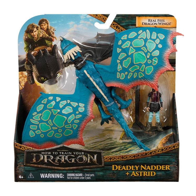 Produktbild: Drachenz&auml;hmen leicht gemacht - Wikinger & Drachen Actionfiguren-Set, Sturmpfeil & Astrid&nbsp;