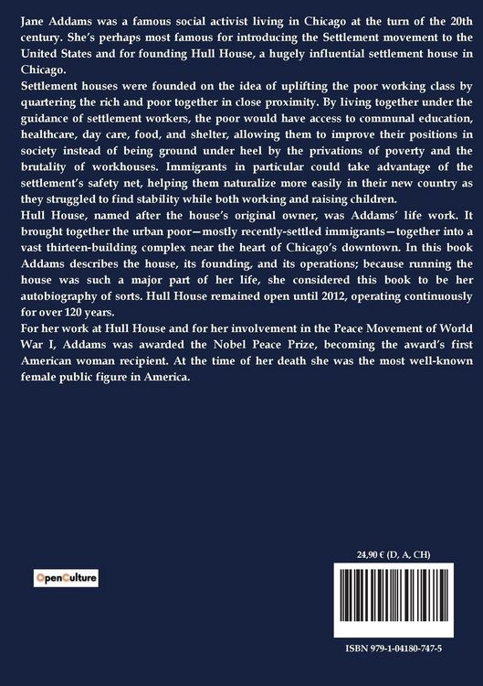 Produktbild: Twenty Years at Hull House