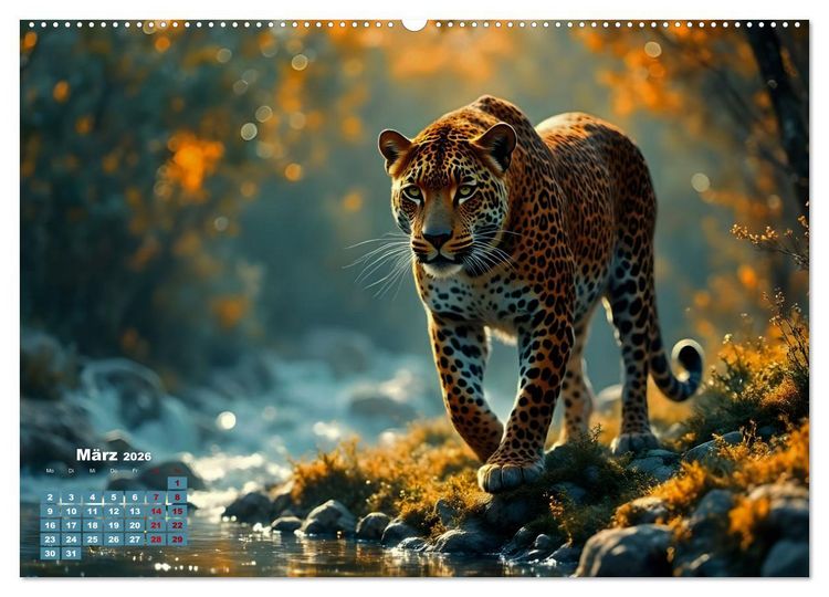 Produktbild: Wildlife im Fokus - Begegnungen auf Augenh&ouml;he (Wandkalender 2026 DIN A2 quer), CALVENDO Monatskalender