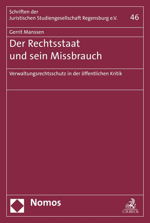 Produktbild: Der Rechtsstaat und sein Missbrauch