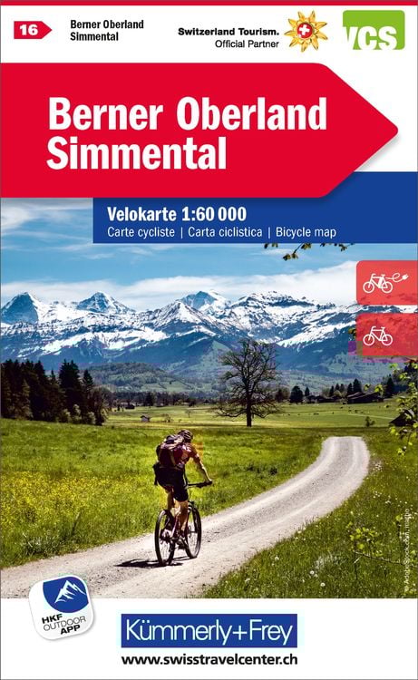 Bild vom Artikel Kümmerly+Frey Velokarte 16 Berner Oberland, Simmental 1:60.000 vom Autor 