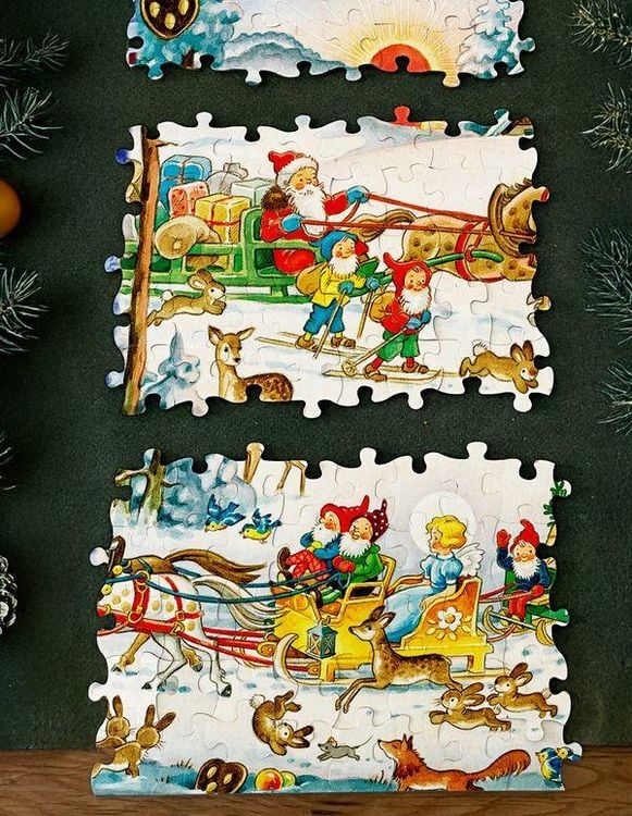 Produktbild: Puzzle-Adventskalender &raquo;Weihnachtsumzug&laquo;