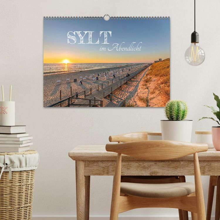 Produktbild: Sylt im Abendlicht (Wandkalender 2026 DIN A3 quer), CALVENDO Monatskalender