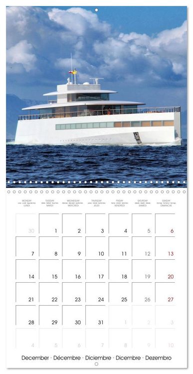 Produktbild: SUPERYACHTS (Wall Calendar 2026 12 &times; 12 Inch) CALVENDO 12 Month Wall Calendar