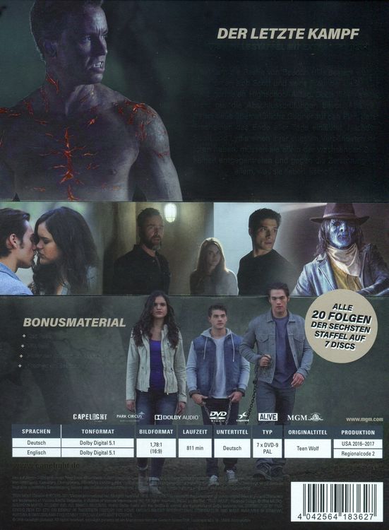Produktbild: Teen Wolf - Staffel 6 [7 DVDs]