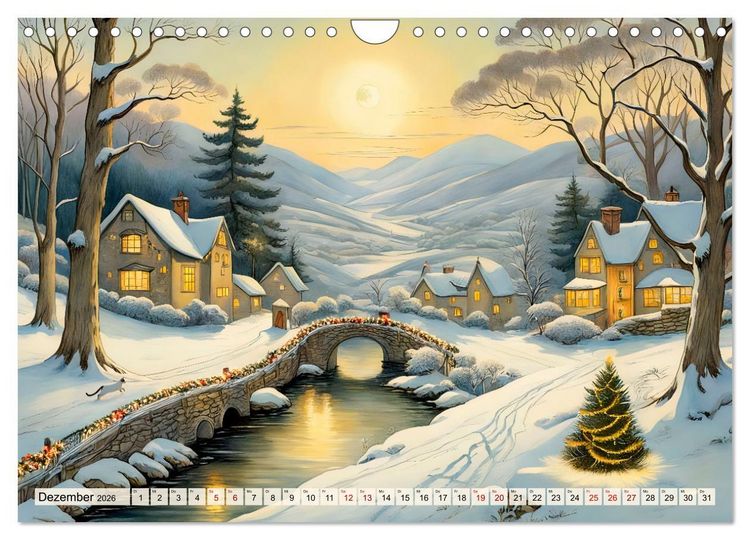 Produktbild: Pfade zum Horizont - Pastelltr&auml;ume der Natur in allen Jahreszeiten (Wandkalender 2026 DIN A4 quer), CALVENDO Monatskalender