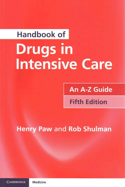 Produktbild: Paw, H: Handbook of Drugs in Intensive Care