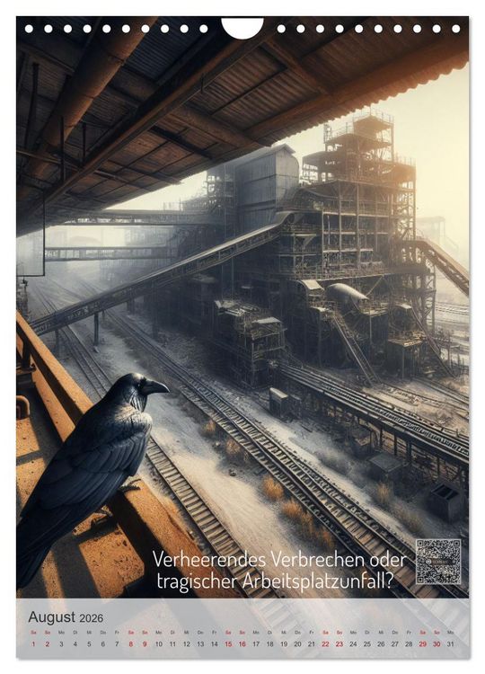Produktbild: True Crime - Schatten der Vergangenheit (Wandkalender 2026 DIN A4 hoch), CALVENDO Monatskalender