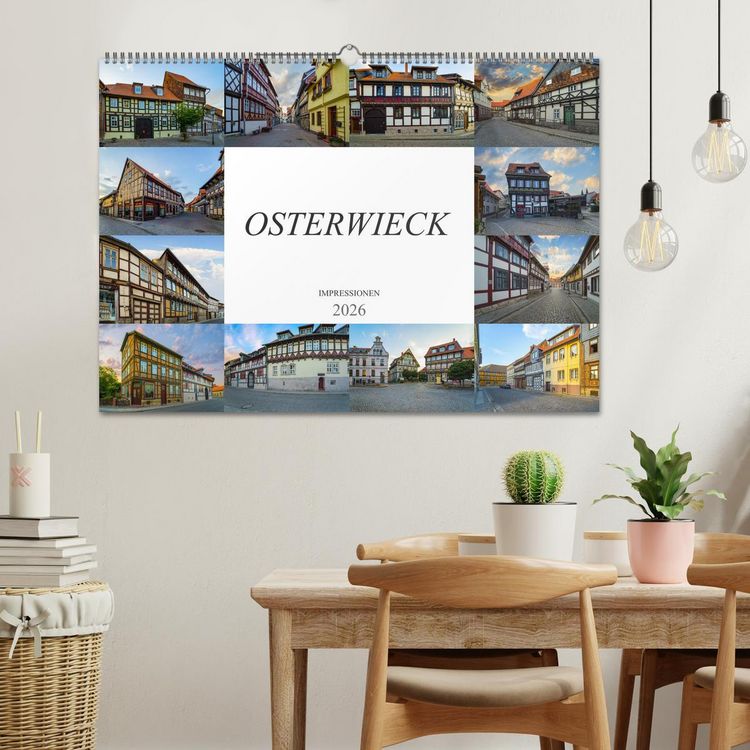 Produktbild: Osterwieck Impressionen (Wandkalender 2026 DIN A2 quer), CALVENDO Monatskalender
