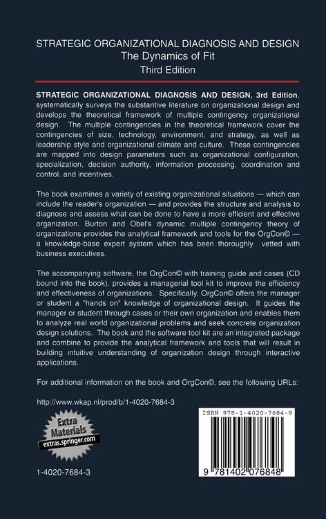 Produktbild: Strategic Organizational Diagnosis and Design