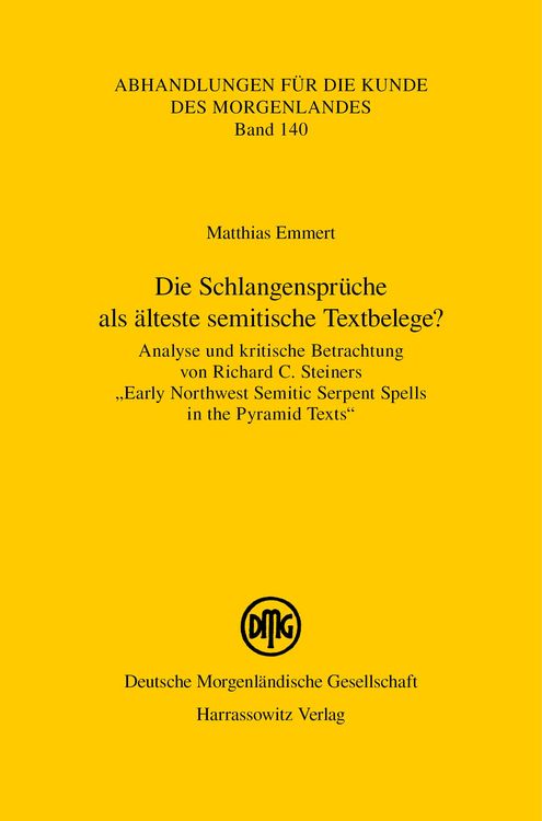 Produktbild: Die Schlangenspr&uuml;che als &auml;lteste semitische Textbelege?