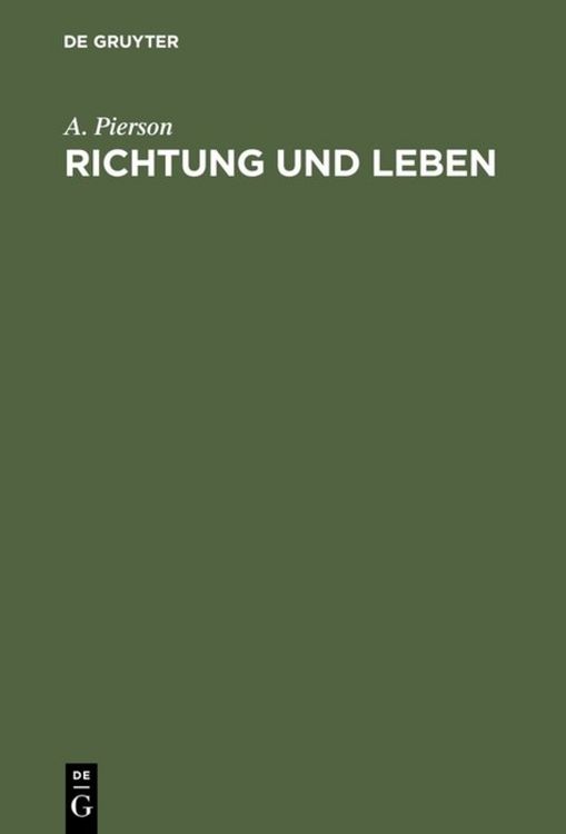 Produktbild: Richtung und Leben