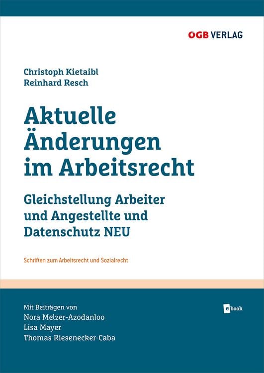 Produktbild: Aktuelle &Auml;nderungen im Arbeitsrecht