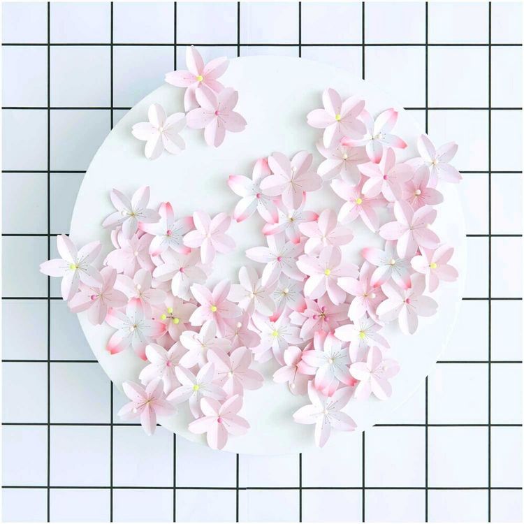 Produktbild: Papierbl&uuml;ten Mini, Sakura Sakura MIX, 90 Stk., 4,5 - 5 cm