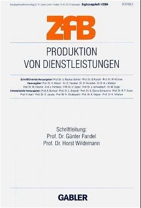 Produktbild: Produktion von Dienstleistungen
