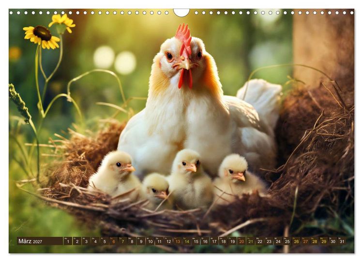 Produktbild: Tierkinder der L&uuml;fte - Vogelwelt (Wandkalender 2027 DIN A3 quer), CALVENDO Monatskalender