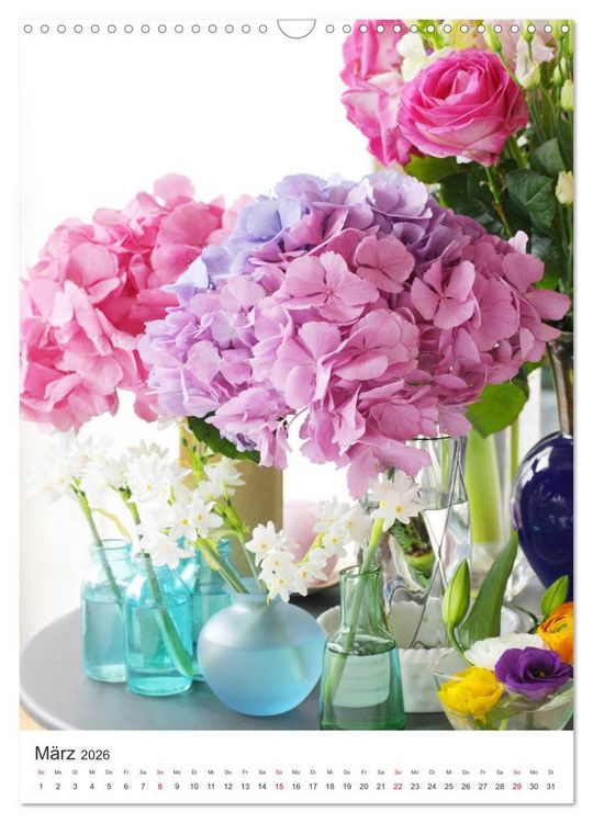 Produktbild: Verliebt in Blumen (Wandkalender 2026 DIN A3 hoch), CALVENDO Monatskalender