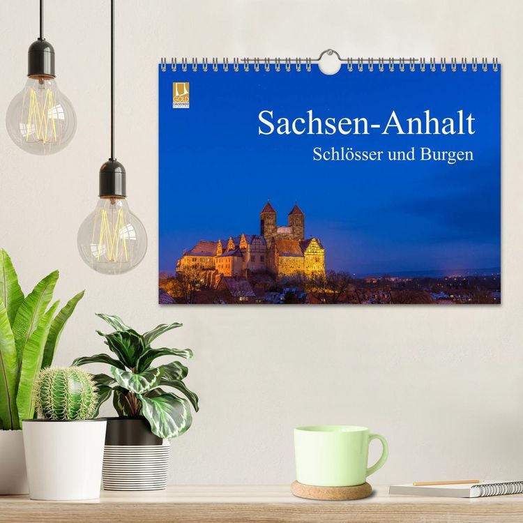 Produktbild: Sachsen-Anhalt - Schl&ouml;sser und Burgen (Wandkalender 2026 DIN A4 quer), CALVENDO Monatskalender