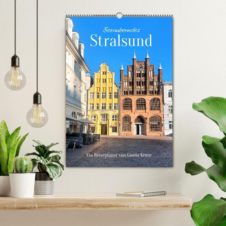 Produktbild: Bezauberndes Stralsund (Wandkalender 2026 DIN A2 hoch), CALVENDO Monatskalender