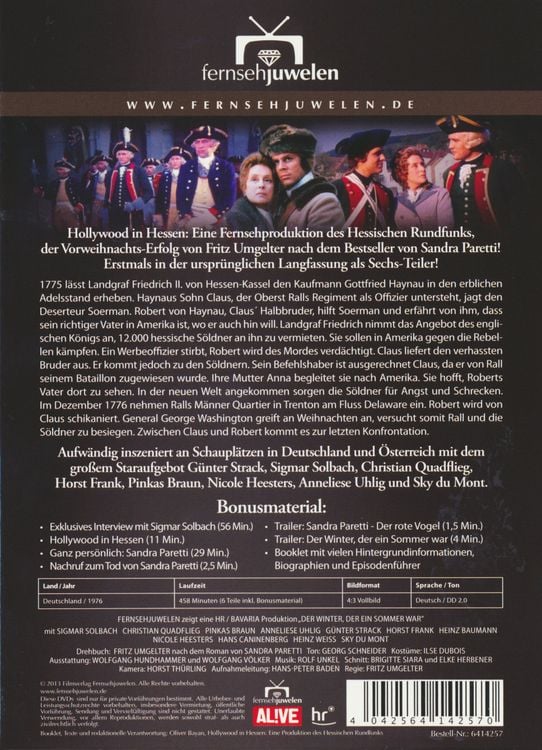 Produktbild: Der Winter, der ein Sommer war/Fernsehjuwelen [4 DVDs]