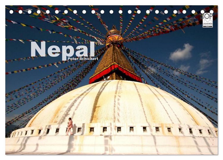 Produktbild: Nepal (Tischkalender 2026 DIN A5 quer), CALVENDO Monatskalender