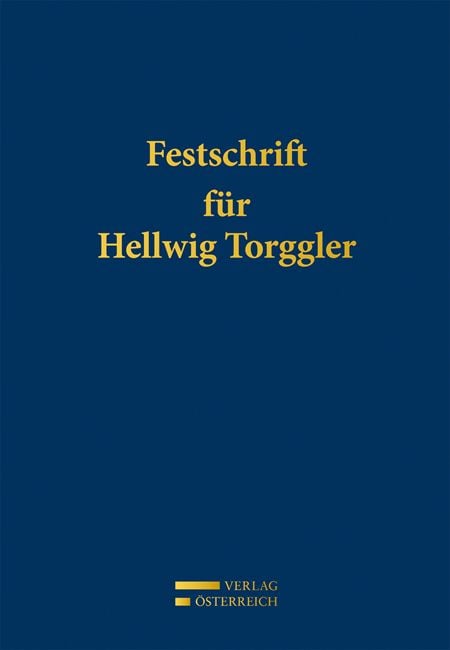 Produktbild: Festschrift f&uuml;r Hellwig Torggler