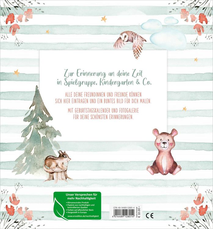 Produktbild: Meine ersten Freunde &ndash; Waldtiere (Aquarell-Optik)