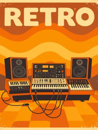 Produktbild: CALVENDO Puzzle Retro Soundwaves Studio | 1000 Teile Lege-Gr&ouml;&szlig;e 64x48cm Foto-Puzzle f&uuml;r gl&uuml;ckliche Stunden