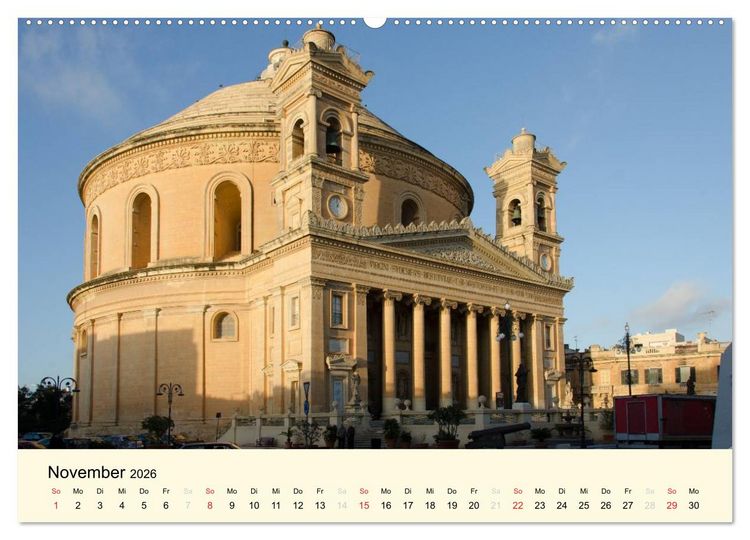 Produktbild: Malta und Gozo, Perlen im Mittelmeer (Wandkalender 2026 DIN A2 quer), CALVENDO Monatskalender