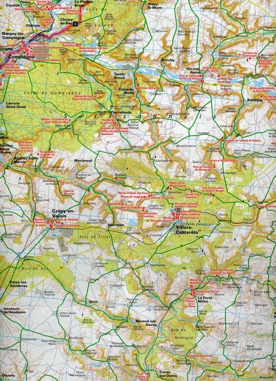 Produktbild: ADFC-Radtourenkarte F-PIC Paris Picardie 1:150.000, reiß- und wetterfest, E-Bike geeignet, GPS-Tracks Download