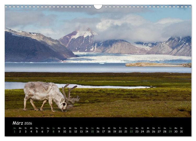 Produktbild: Spitzbergen (Wandkalender 2026 DIN A3 quer), CALVENDO Monatskalender