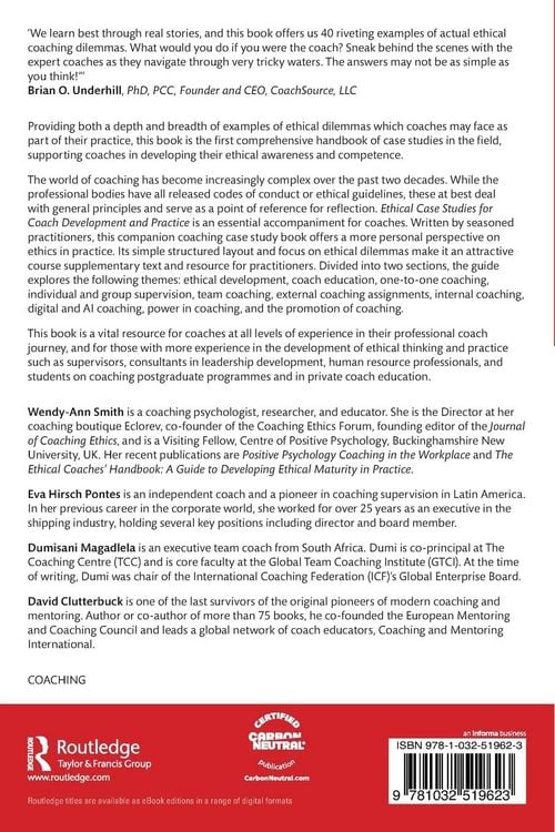 Produktbild: Ethical Case Studies for Coach Development and Practice
