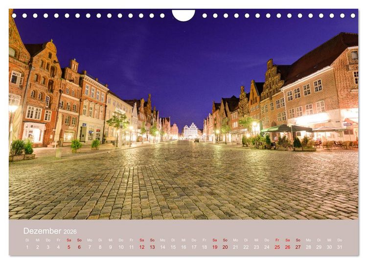 Produktbild: Fantastisches L&uuml;neburg (Wandkalender 2026 DIN A4 quer), CALVENDO Monatskalender