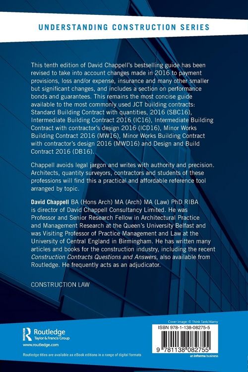 Produktbild: Understanding JCT Standard Building Contracts