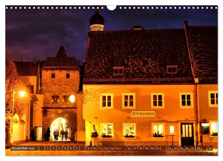 Produktbild: Landsberg am Lech - Die liebenswerte und romantische Stadt am Fluss (Wandkalender 2026 DIN A3 quer), CALVENDO Monatskalender