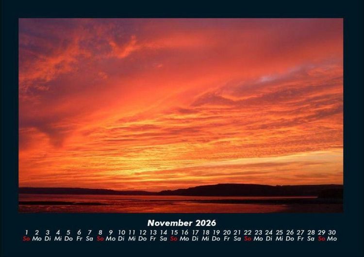 Produktbild: Landschaftskalender 2026 Fotokalender DIN A4