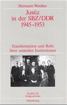 Produktbild: Justiz in der SBZ/DDR 1945-1953