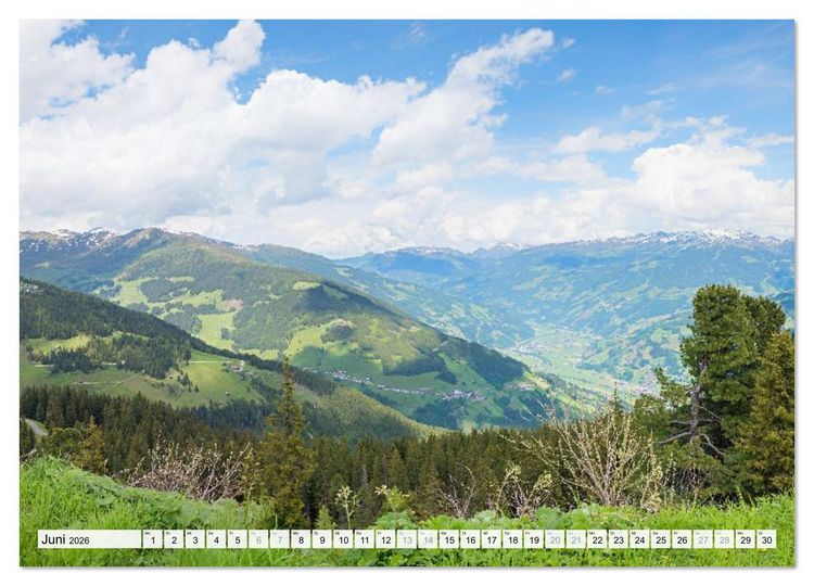 Produktbild: Zillertal - Bergidylle rund um Mayrhofen 2026 (Wandkalender 2026 DIN A3 quer), CALVENDO Monatskalender